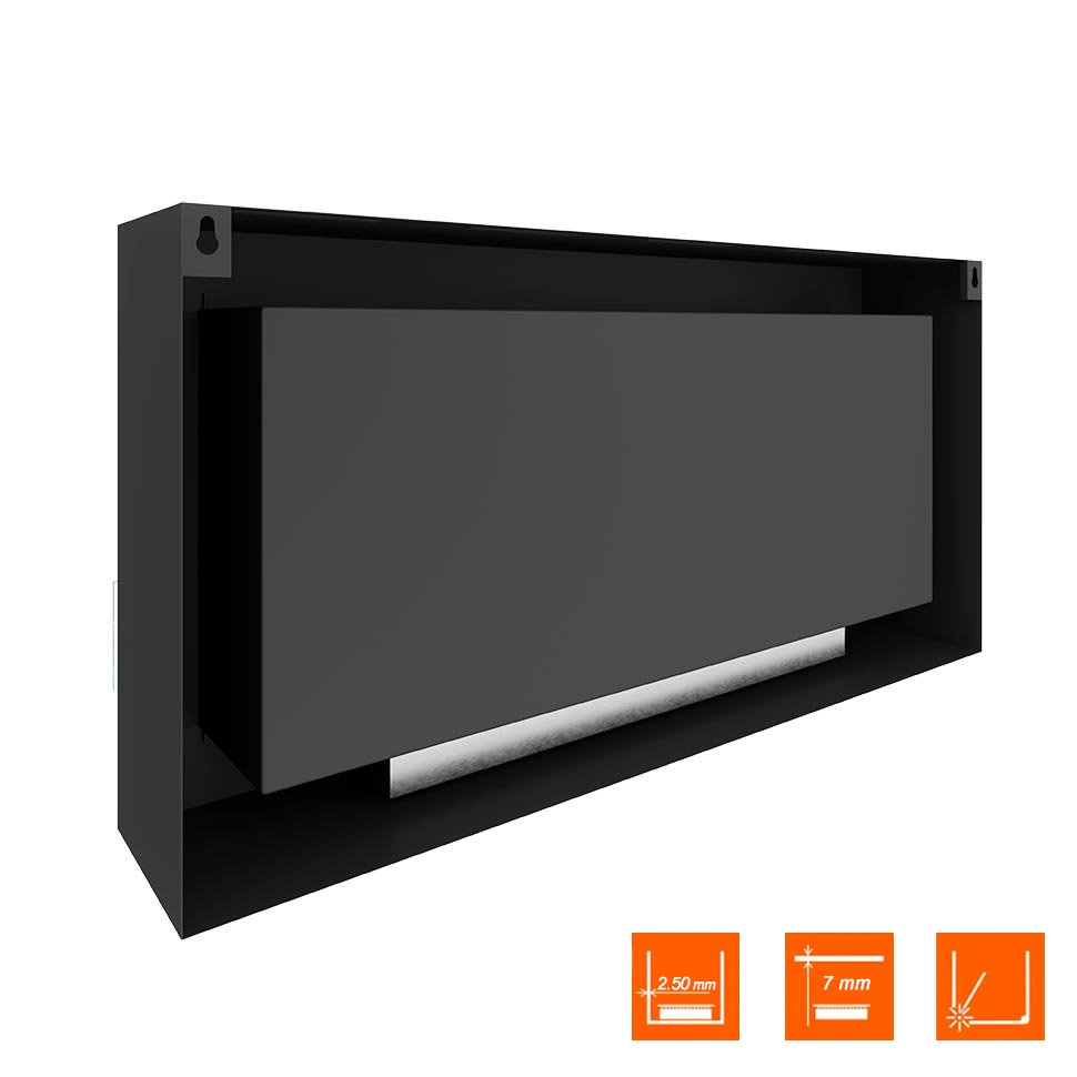 Биокамин SteelHeat WALL ONE 1100 черный, стекло Биокамин SteelHeat WALL ONE 1100 черный, стекло по цене 39 060 руб.