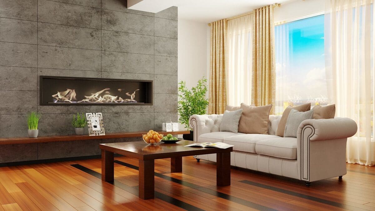 Биокамин "Русский огонь" Гефест 1860 встраиваемый с декоративным стеклом (стемалитом) по цене 62 170 руб.