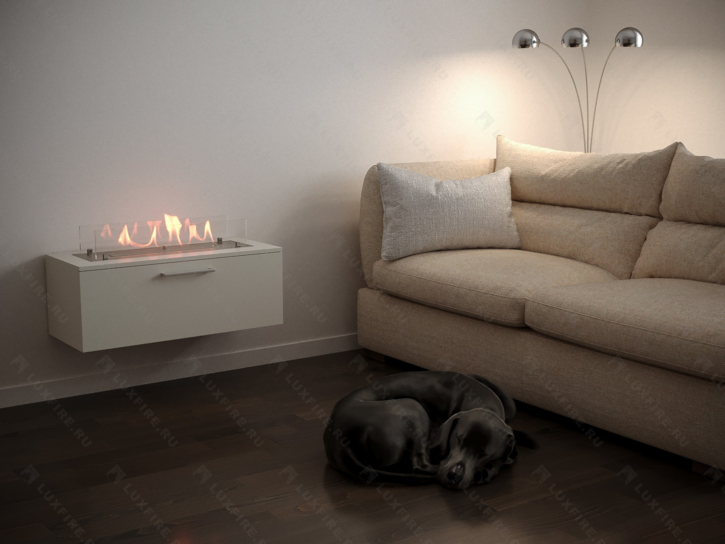 Тумба универсальная Lux Fire "Варвара" 800, белая, с биокамином 450 XS Тумба универсальная Lux Fire "Варвара" 800, белая, с биокамином 450 XS по цене 52 800 руб.