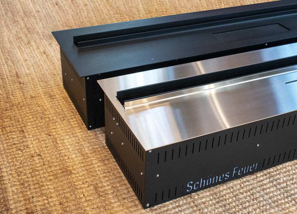 Электроочаг Schönes Feuer 3D FireLine 800 Pro со стальной крышкой