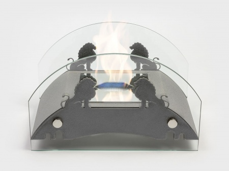 Настольный биокамин Lux Fire "Царский мост" M Серебро по цене 13 305 руб.