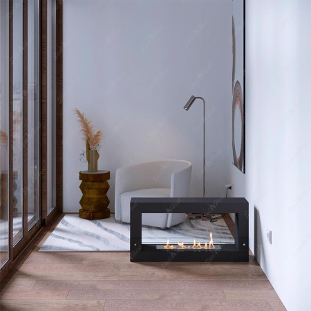 Биокамин напольный SteelHeat FRAME ONE 900 по цене 44 100 руб.