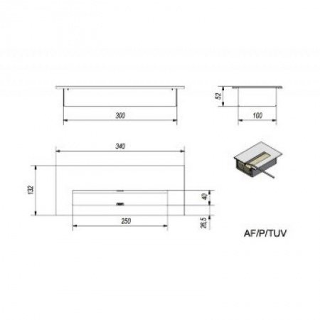 Биокамин Kratki BRAVO TUV золото по цене 