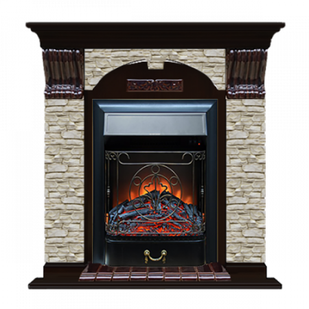 Арочный Грот однотонный (венге)+Majestic Black Арочный Грот однотонный (венге)+Majestic Black