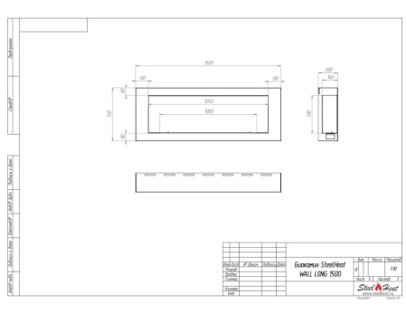 Биокамин SteelHeat WALL ONE 1200 LITE черный, стекло, стемалит Биокамин SteelHeat WALL ONE 1200 LITE черный, стекло, стемалит по цене 52 290 руб.