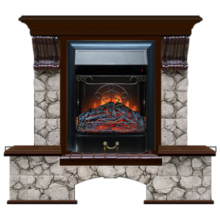 Бостон К Карелия (дуб)+Majestic Black Бостон К Карелия (дуб)+Majestic Black