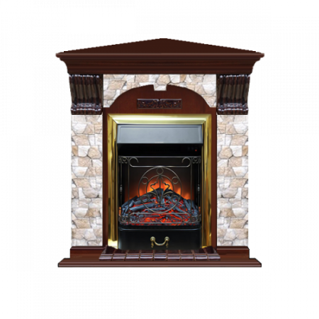 Арочный Арбат угловой (красное дерево)+Majestic Brass Арочный Арбат угловой (красное дерево)+Majestic Brass