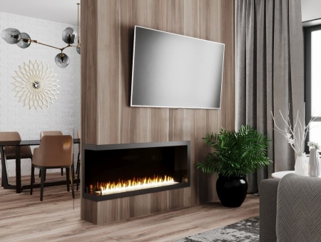 Биокамин "Русский огонь" Честер 1200 угловой левый по цене 37 600 руб.