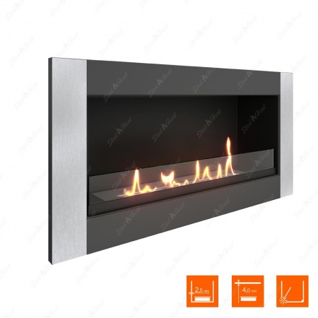 Биокамин SteelHeat ONE-V 800 стекло Биокамин SteelHeat ONE-V 800 стекло по цене 35 490 руб.