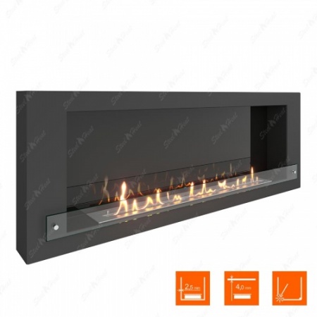 Биокамин SteelHeat WALL 1500 стекло + стемалит Биокамин SteelHeat WALL 1500 стекло + стемалит по цене 73 900 руб.